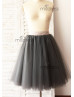 Sequin Waist Tulle Skirt Tutu Skirt